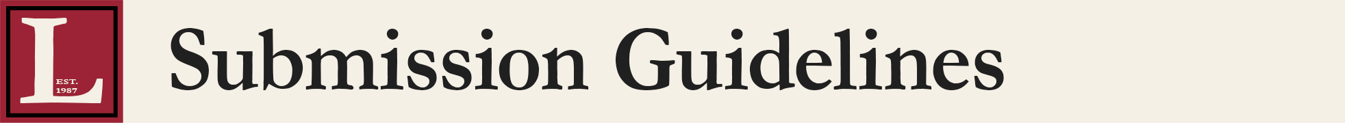 The LIAR section banner Submission Guidelines